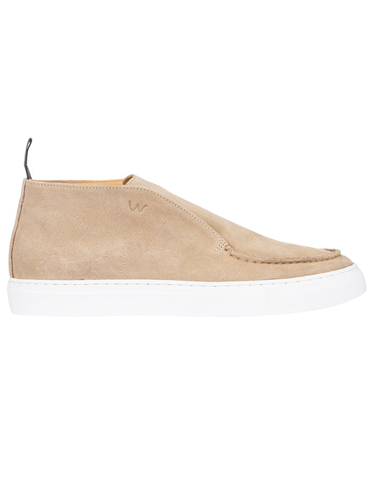 Wahts Mid Top Slip On Sneaker Sand
