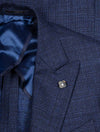 Lardini Wool Silk Jacket Blue 2 Button Soft Shoulder Patch Pocket 2