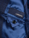 Lardini Wool Silk Jacket Blue 2 Button Soft Shoulder Patch Pocket 4