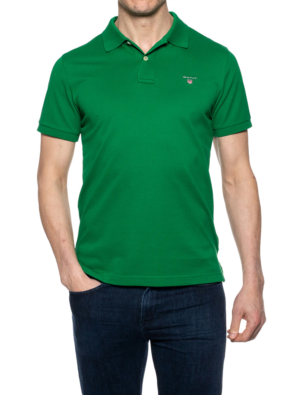 Gant Original Pique Polo Shirt Lavish Green AI1