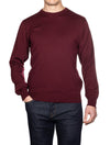 PAUL AND SHARK Knitted Roundneck Knitwear Wine