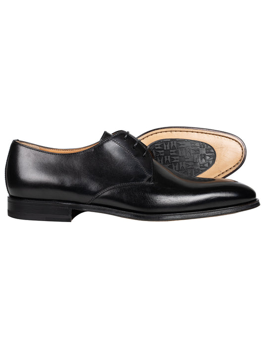 MORESCHI Calfskin Derby Shoe Black