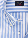 Stripe Buttondown Shirt Blue
