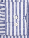 Stripe Linen Shirt Navy