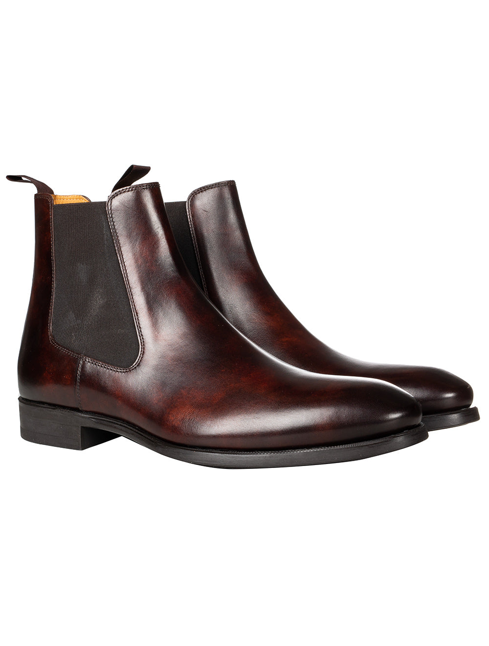 Magnanni Leather Ankle Boot Marron MI