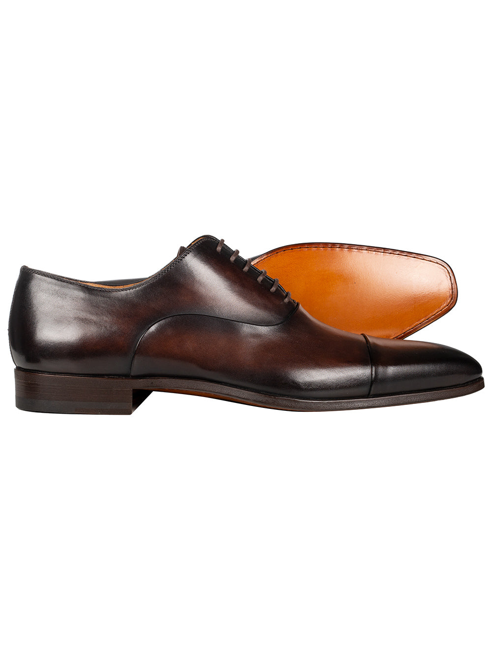Magnanni Toe Cap Shoe Marron Stylish Men's Formal Footwear