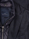 Dressler Sirik Houndstooth Jacket Insert Navy 2 Button Single Breasted Soft Shoulder 2