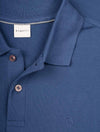 BUGATTI Plain Polo Shirt Blue