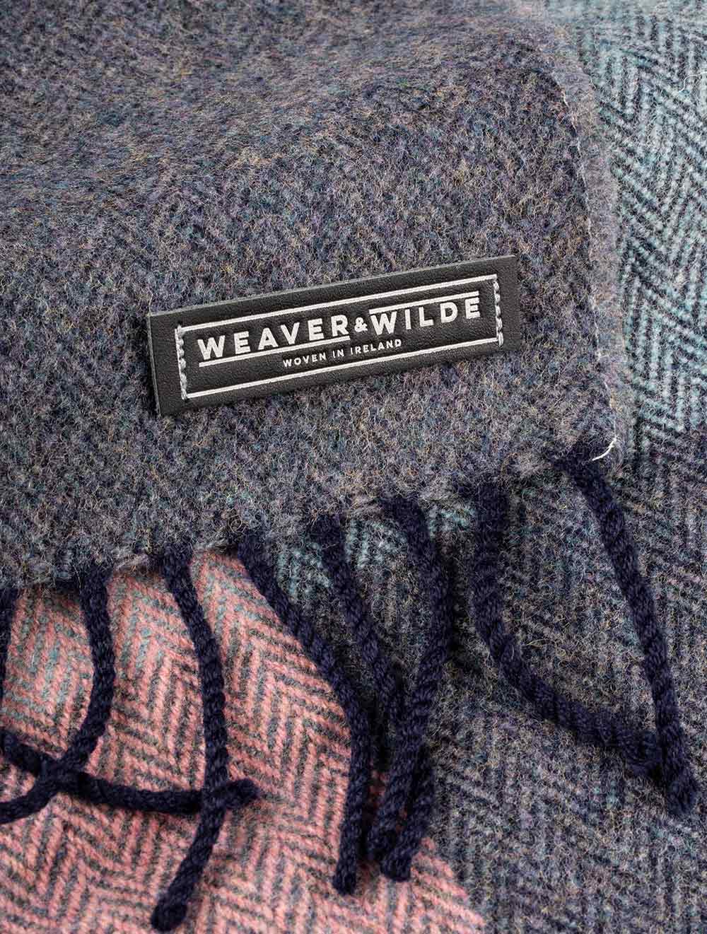 Weaver And Wilde Weaver & Wilde Xl Petrol Block Scarf-Multi AI1