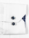 Stenstroms Plain With Inlay Casual Shirt White