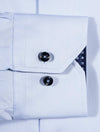 Stenstroms Plain With Inlay Casual Shirt Blue