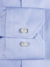 Erne Thomas Mason Hairstripe Shirt Blue
