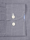 GANT Regular Fit Micro Check Broadcloth Shirt Navy
