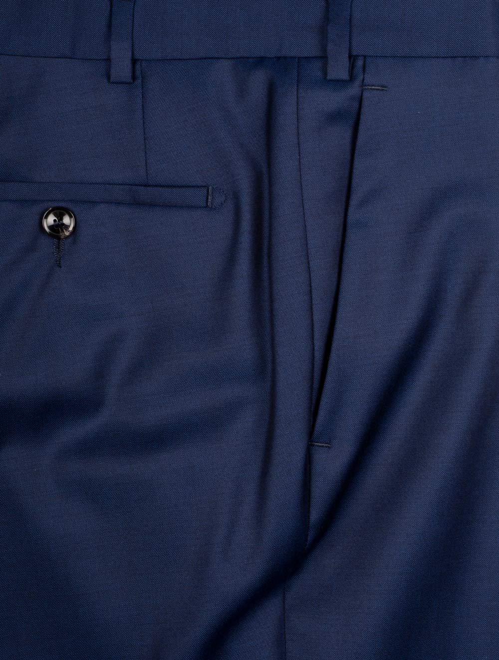 Louis Copeland Plain Suit Blue AI9