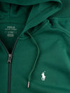 Double-knitted Full-Zip Hoodie Green