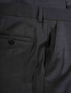 Louis Copeland Pinhead Suit Grey 2 Piece 2 Button Notch Lapel 6