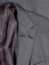 Louis Copeland Zignone Suit Grey 2 Piece 2 Button Notch Lapel Flap Pockets 8