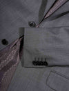 Louis Copeland Zignone Suit Grey 2 Piece 2 Button Notch Lapel Flap Pockets 4