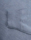STENSTROMS Merino Wool Half Zip Light Blue