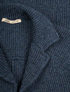 Maurizio Baldassari Cob Stitch Brenta Swacket Blue 3 Button Patch Pocket Cardigan 4