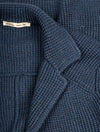 Maurizio Baldassari Cob Stitch Brenta Swacket Blue Graphie 3 Button Patch Pocket Cardigan 4