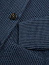 Maurizio Baldassari Cob Stitch Brenta Swacket Blue Graphie 3 Button Patch Pocket Cardigan 5