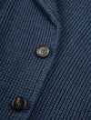 Maurizio Baldassari Cob Stitch Brenta Swacket Blue Graphie 3 Button Patch Pocket Cardigan 6