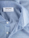 GRAN SASSO 3 button Polo Shirt Light Blue