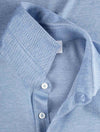 GRAN SASSO 3 button Polo Shirt Light Blue