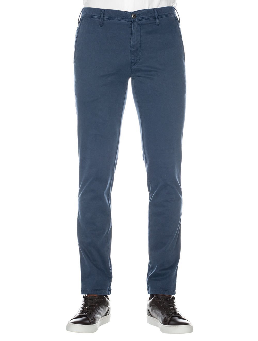 Mmx Lupus Slim Fit Cotton Trouser Blue MI