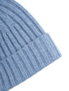 Stenstroms Ribbed Cashmere Hat Blue