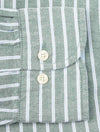 GANT Regular Fit Light Oxford Stripe Shirt Eden Green
