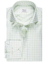 Stenstroms Fitted Check Shirt Green