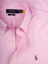 Long Sleeve Dress Shirt-Pink White