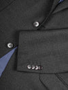 Two Piece Ascot Suit Charcoal