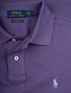 Mesh Polo Shirt Purple