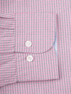 Regular Fit Micro Check Button-Down Shirt