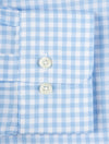 Regular Fit Gingham Broadcloth Shirt Capri Blue