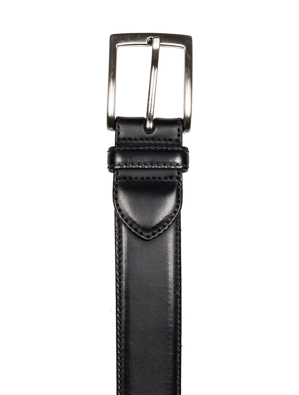 Smooth Leather Belt Black
