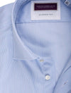 LOUIS COPELAND Classic Fit Hairstripe Shirt-Blue