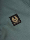 Belstaff S/S Polo With Patch Faded Teal
