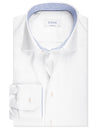 ETON Contemporary Stretch Plain Inlay Formal Shirt White