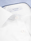 Contemporary Stretch Plain Inlay Formal Shirt White