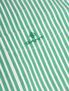 GANT Regular Fit Stripe Short Sleeve Broadcloth Shirt Lavish Green