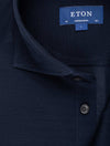 ETON Contemporary Pique Jersey Shirt Navy