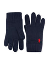RALPH LAUREN Merino Wool Gloves-Blue