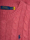 RALPH LAUREN Cotton Cable Sweater Pink