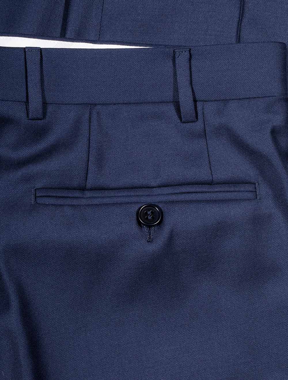 CANALI Wool Formal Trousers Blue