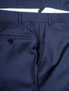 Blue Canali Wool Formal Trousers