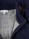 PETER MILLAR Wool Cashmere Full Zip Vest Navy